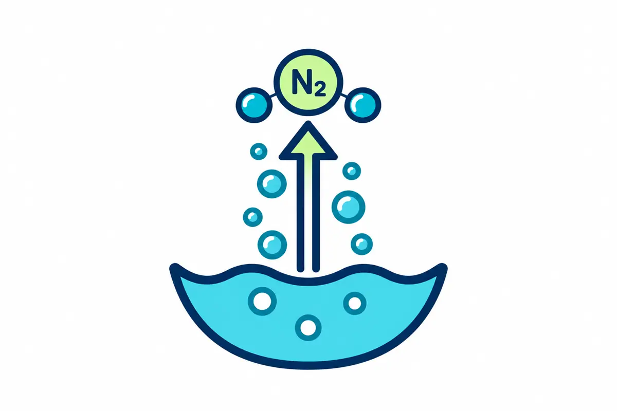 过量溶解氮气