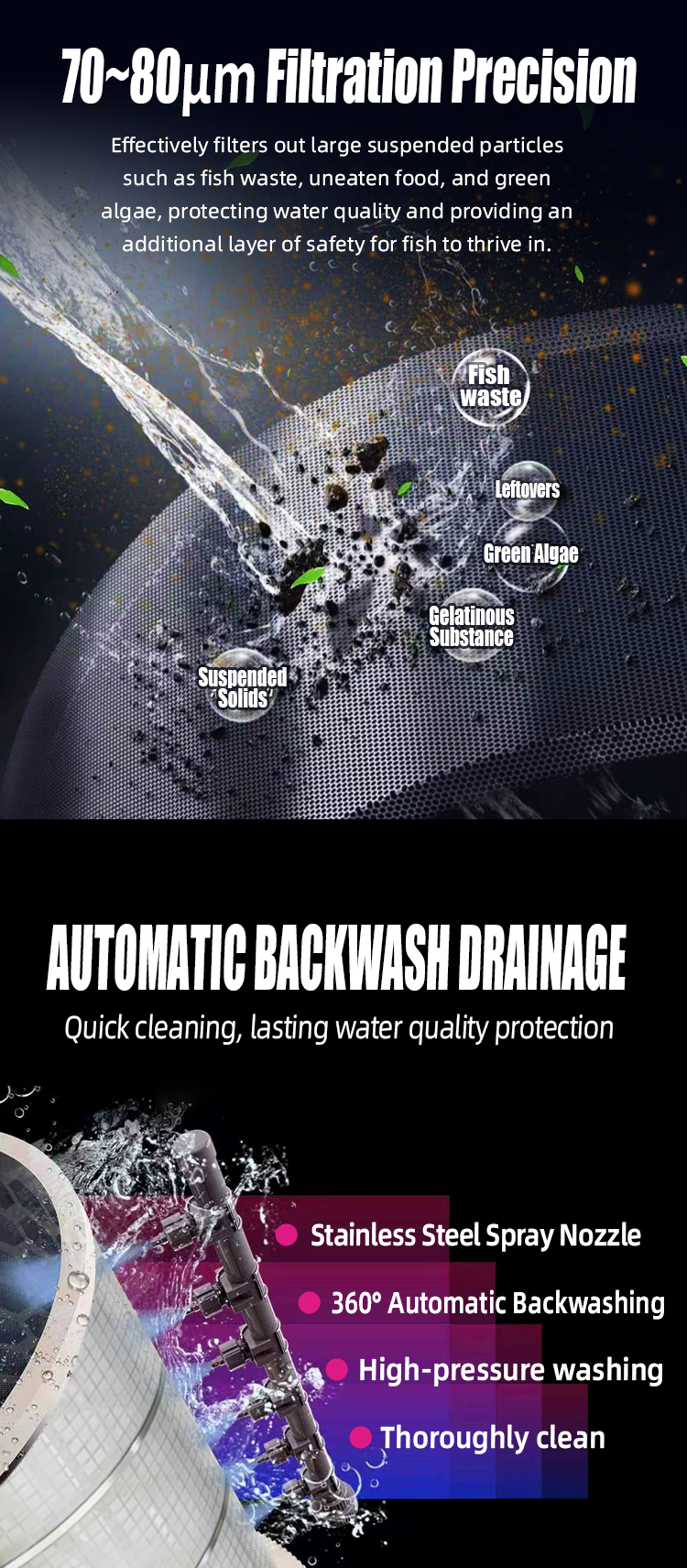 Custom Submerged Drum Filter for High-TSS Applications